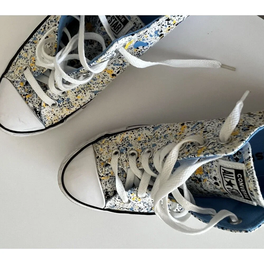Converse Chuck Taylor All Star Congetti Blue Yellow White Speckles 10.5M/12.5W
